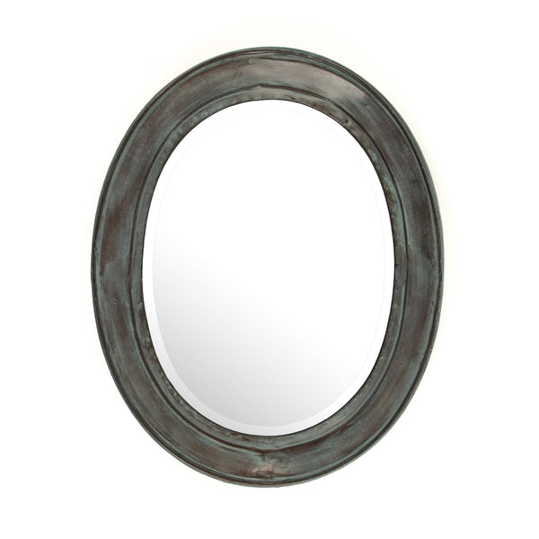 Rund Mirror Distressed Teal EZT142466V Zentique