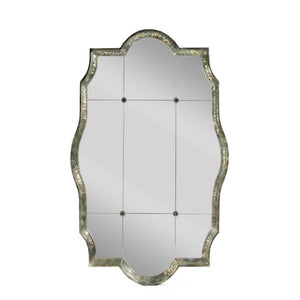 Zentique Josse Tall Iron Framed Mirror W31.75 x H51.75 – Modern Wall Mirror, Clear Glass, Durable MDF Backing EZT150629
