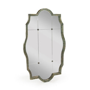Zentique Josse Tall Iron Framed Mirror W31.75 x H51.75 – Modern Wall Mirror, Clear Glass, Durable MDF Backing EZT150629