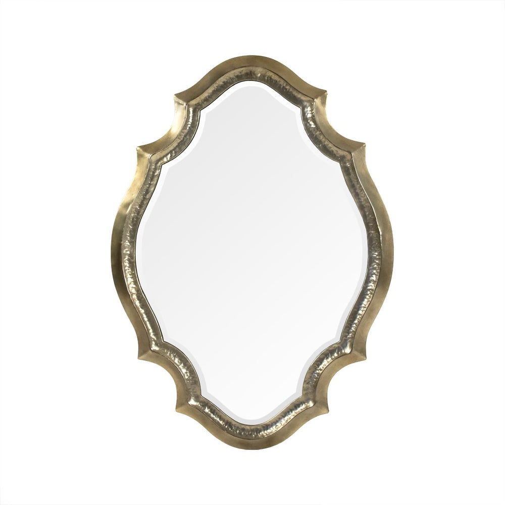 Zentique Constance Mirror - Timeless Elegance With Antique Gold Finish For Luxurious Home Décor Statement Antique Gold Iron,Mirror,Mdf Ezt150633f