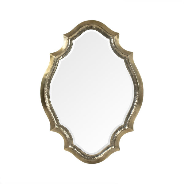 Zentique Constance Mirror - Timeless Elegance With Antique Gold Finish For Luxurious Home Décor Statement Antique Gold Iron,Mirror,Mdf Ezt150633f