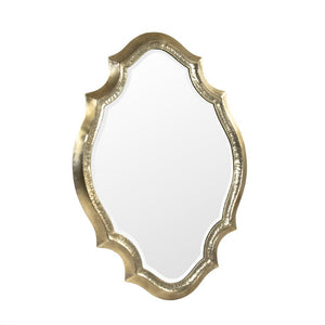 Zentique Constance Slim Iron Frame Mirror W36xH50 – Distortion-Free Glass, MDF Backing, Modern-Classic Accent EZT150633F