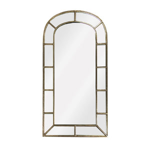 Zentique Paule Full-Length Mirror with Iron Frame, Slim Profile MDF Backing for Entryway & Bedroom Decor EZT150750
