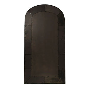Zentique Paule Full-Length Mirror with Iron Frame, Slim Profile MDF Backing for Entryway & Bedroom Decor EZT150750