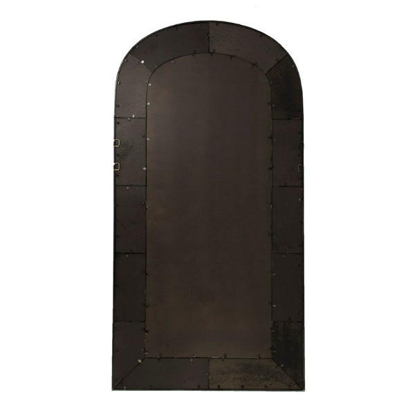 Zentique Paule Full-Length Mirror with Iron Frame, Slim Profile MDF Backing for Entryway & Bedroom Decor EZT150750