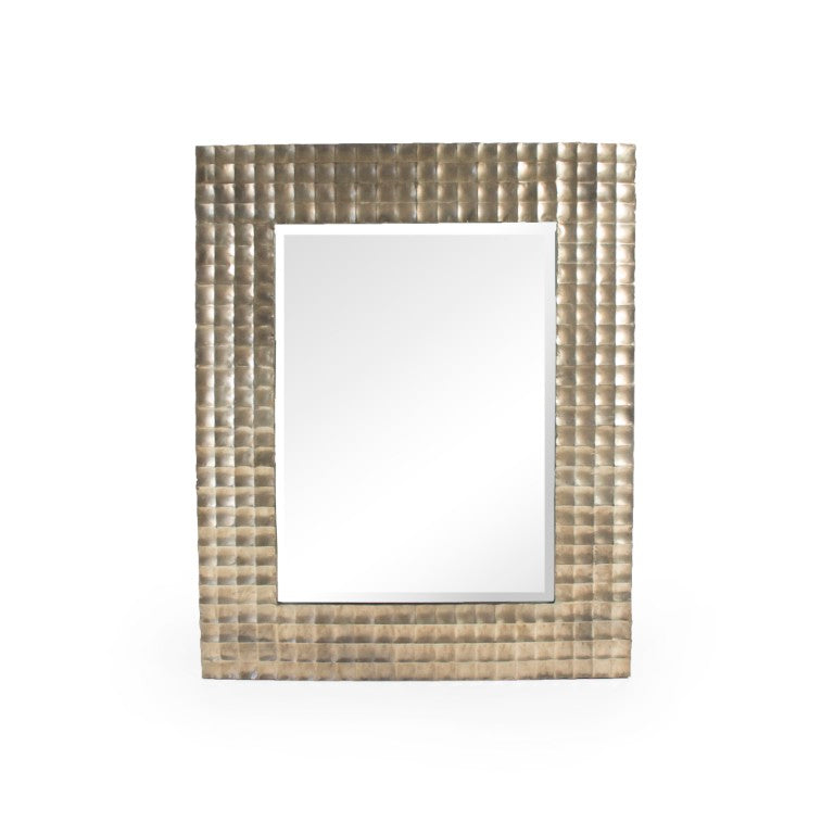 Zentique Janet Mirror with Iron Accents and MDF Frame, 39x47.75" Wall Mirror for Entryway, Bedroom Decor EZT150754