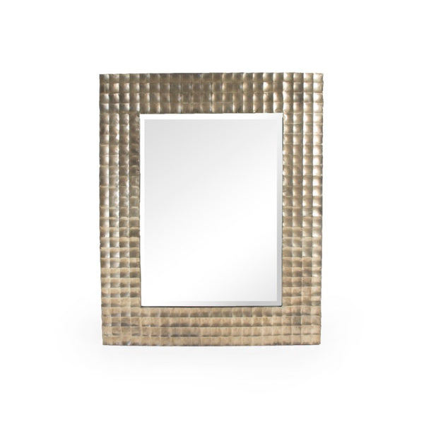 Zentique Janet Mirror with Iron Accents and MDF Frame, 39x47.75" Wall Mirror for Entryway, Bedroom Decor EZT150754