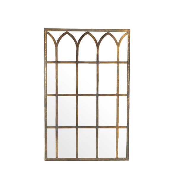 Esther Mirror Distressed Bronze EZT150885 Zentique