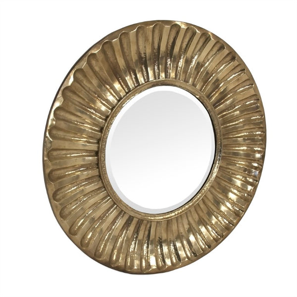 Zentique Soleste Modern Square Mirror W38.5xH38.5 in Metal Frame — Clear Glass, Lightweight, Easy Install, Stylish Decor EZT160357
