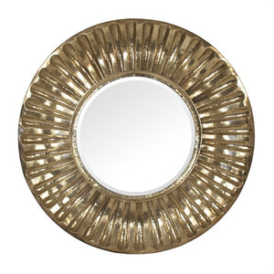 Zentique Soleste Modern Square Mirror W38.5xH38.5 in Metal Frame — Clear Glass, Lightweight, Easy Install, Stylish Decor EZT160357