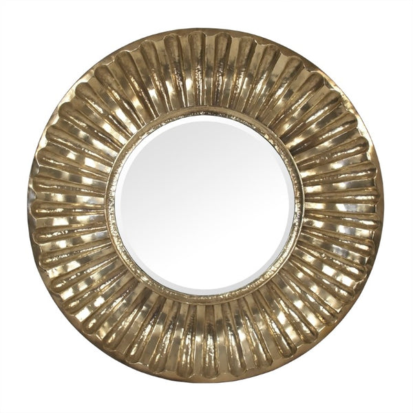 Zentique Soleste Modern Square Mirror W38.5xH38.5 in Metal Frame — Clear Glass, Lightweight, Easy Install, Stylish Decor EZT160357