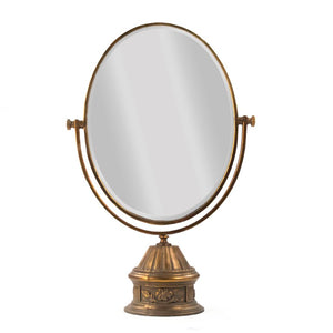 Zentique Cerise Mirror with Bold Iron Frame, Gallery-Ready Accent, 19.25x29.25" Brightening Statement Piece EZT160437A