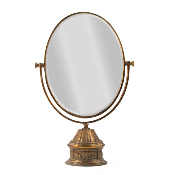Zentique Cerise Mirror with Bold Iron Frame, Gallery-Ready Accent, 19.25x29.25" Brightening Statement Piece EZT160437A