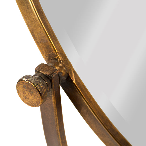 Cerise Mirror Distressed Gold EZT160437A Zentique