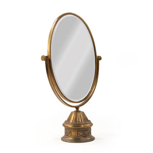 Zentique Cerise Mirror with Bold Iron Frame, Gallery-Ready Accent, 19.25x29.25" Brightening Statement Piece EZT160437A