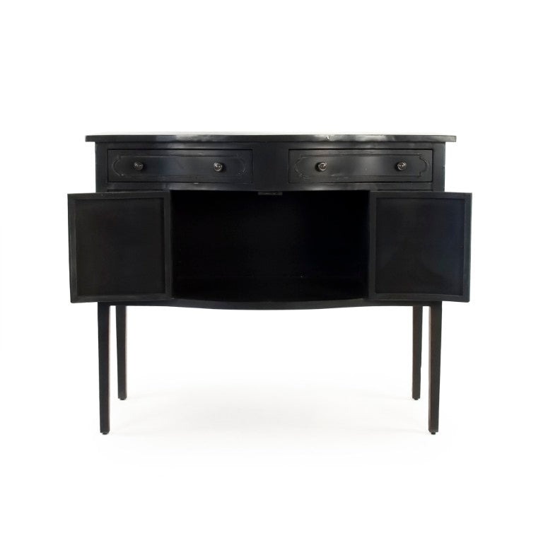 Zentique Corbyn Metal Console Table 48"W x 40.5"H Slim Industrial Entryway Console for Narrow Spaces EZT160546