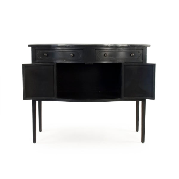 Zentique Corbyn Metal Console Table 48"W x 40.5"H Slim Industrial Entryway Console for Narrow Spaces EZT160546