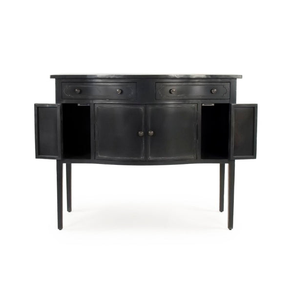 Zentique Corbyn Metal Console Table 48"W x 40.5"H Slim Industrial Entryway Console for Narrow Spaces EZT160546
