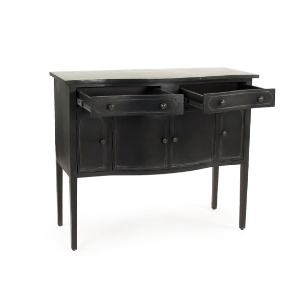 Zentique Corbyn Metal Console Table 48"W x 40.5"H Slim Industrial Entryway Console for Narrow Spaces EZT160546