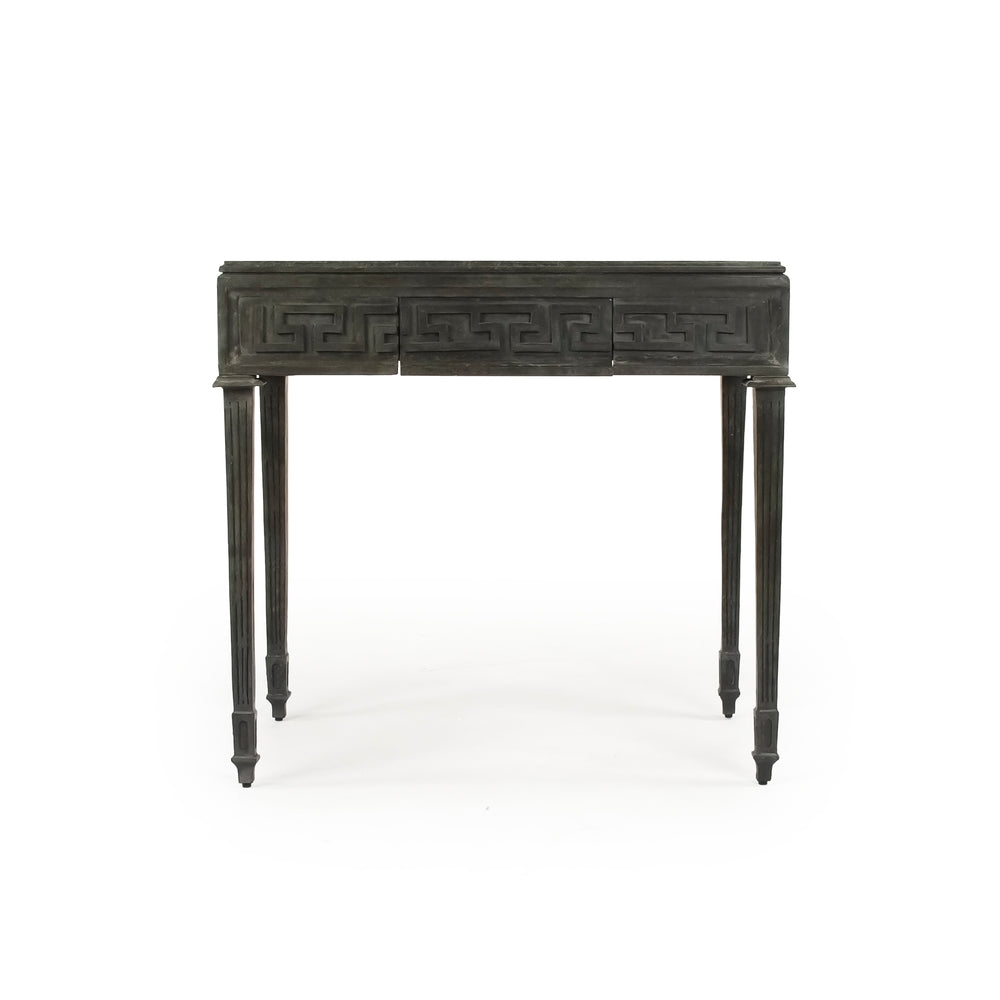 Dash Metal Table Distressed Charcoal EZT160570 Zentique