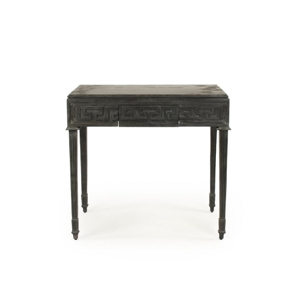 Zentique Dash Metal Table — Industrial Modern Side & Nightstand, Durable Scratch-Resistant Metal, Compact Loft Accent (W35xH33xD22) EZT160570