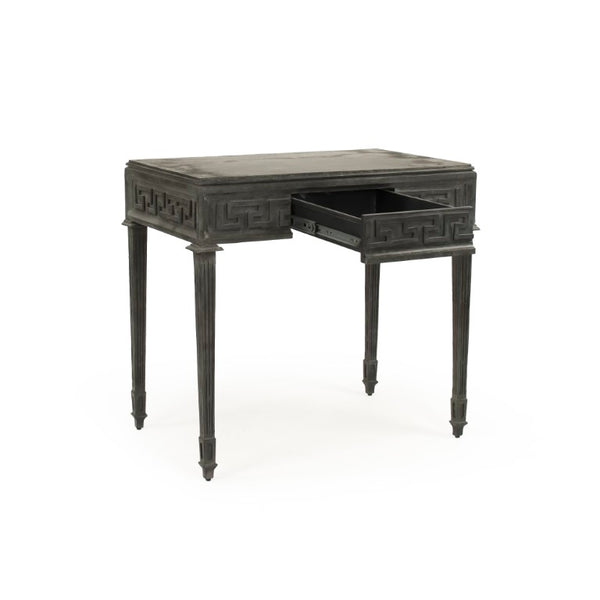 Zentique Dash Metal Table — Industrial Modern Side & Nightstand, Durable Scratch-Resistant Metal, Compact Loft Accent (W35xH33xD22) EZT160570