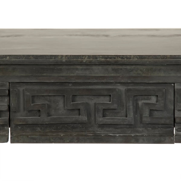 Zentique Dash Metal Table — Industrial Modern Side & Nightstand, Durable Scratch-Resistant Metal, Compact Loft Accent (W35xH33xD22) EZT160570