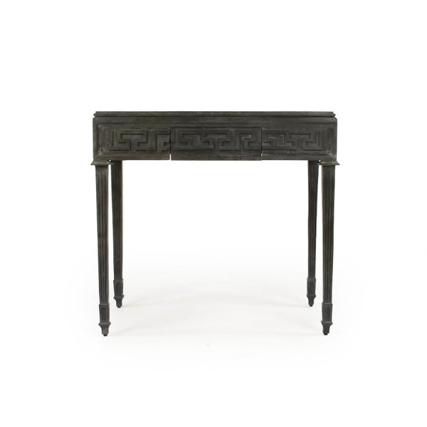 Zentique Dash Metal Table — Industrial Modern Side & Nightstand, Durable Scratch-Resistant Metal, Compact Loft Accent (W35xH33xD22) EZT160570