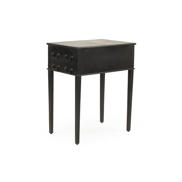 Delane Metal Table Antique Black EZT160575 Zentique