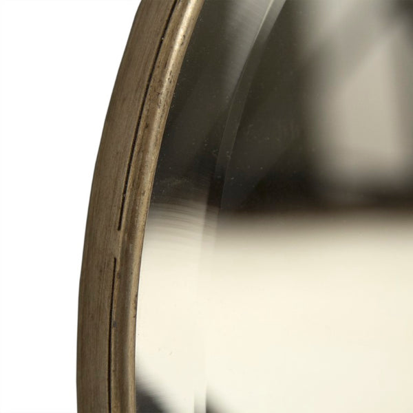 Zentique Lacia Mirror with Beveled Glass and Metal Accent Frame — Lightweight, Ready-to-Hang Modern Square Decor W23.5 x H23.5 x D.75 EZT160591M