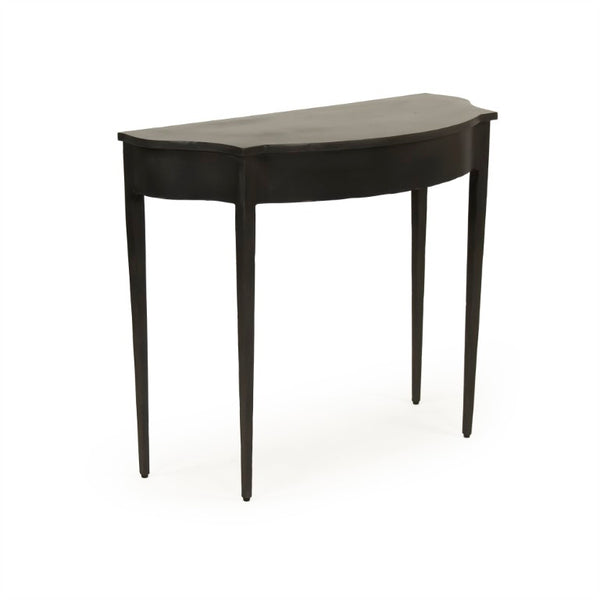 Zentique Barre Adjustable Iron Console Table — Tapered Minimalist Industrial Accent for Narrow Spaces EZT160602