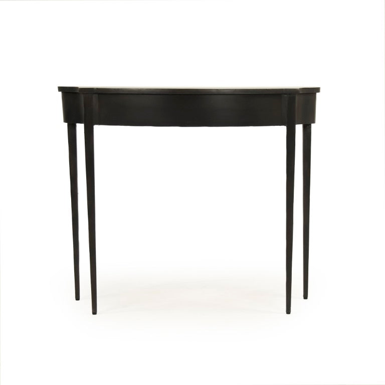 Zentique Barre Adjustable Iron Console Table — Tapered Minimalist Industrial Accent for Narrow Spaces EZT160602