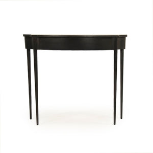 Zentique Barre Adjustable Iron Console Table — Tapered Minimalist Industrial Accent for Narrow Spaces EZT160602