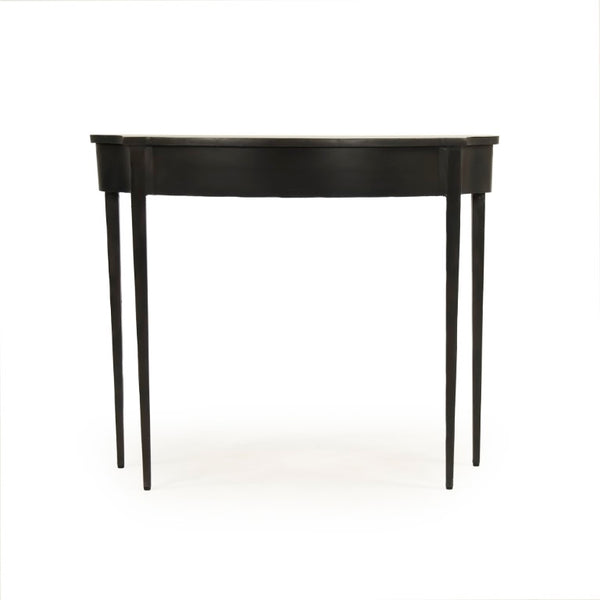 Zentique Barre Adjustable Iron Console Table — Tapered Minimalist Industrial Accent for Narrow Spaces EZT160602