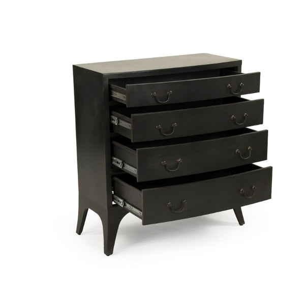 Zentique Landis Iron Table Slim Industrial Accent Console, Powder-Coated Durable Iron for Small Spaces EZT160629