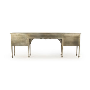 Zentique Gerard Iron Console Table — Slim Industrial Entryway Sofa Table with Open Shelf, Durable Metal Finish EZT160649