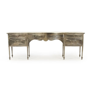 Zentique Gerard Iron Console Table — Slim Industrial Entryway Sofa Table with Open Shelf, Durable Metal Finish EZT160649