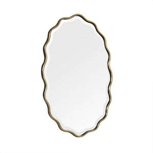 Odette Mirror Distressed Light Gold EZT161074S Zentique
