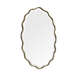 Zentique Odette Slim Metal Framed Wall Mirror 19.5x29.5” — Modern Minimalist Design, Durable MDF Backing EZT161074S