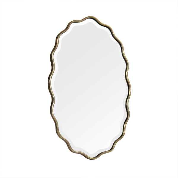 Zentique Odette Slim Metal Framed Wall Mirror 19.5x29.5” — Modern Minimalist Design, Durable MDF Backing EZT161074S