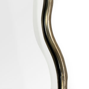 Odette Mirror Distressed Light Gold EZT161074S Zentique