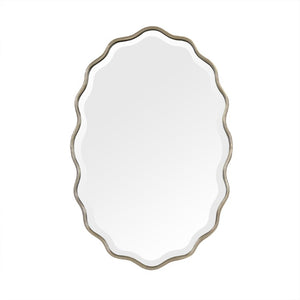 Zentique Odette Slim Metal Framed Wall Mirror 19.5x29.5” — Modern Minimalist Design, Durable MDF Backing EZT161074S