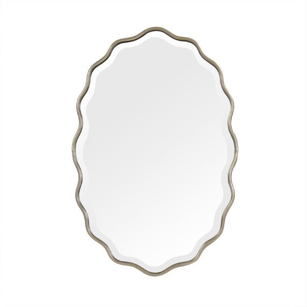 Zentique Odette Slim Metal Framed Wall Mirror 19.5x29.5” — Modern Minimalist Design, Durable MDF Backing EZT161074S