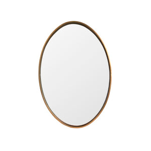 Zentique Sylvie Metal Framed Mirror — Slim 24x35.25" Contemporary Accent, Light-Enhancing Entryway Focal Point EZT170113S