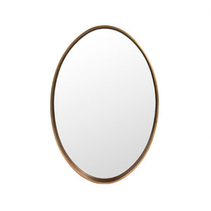 Zentique Sylvie Metal Framed Mirror — Slim 24x35.25" Contemporary Accent, Light-Enhancing Entryway Focal Point EZT170113S