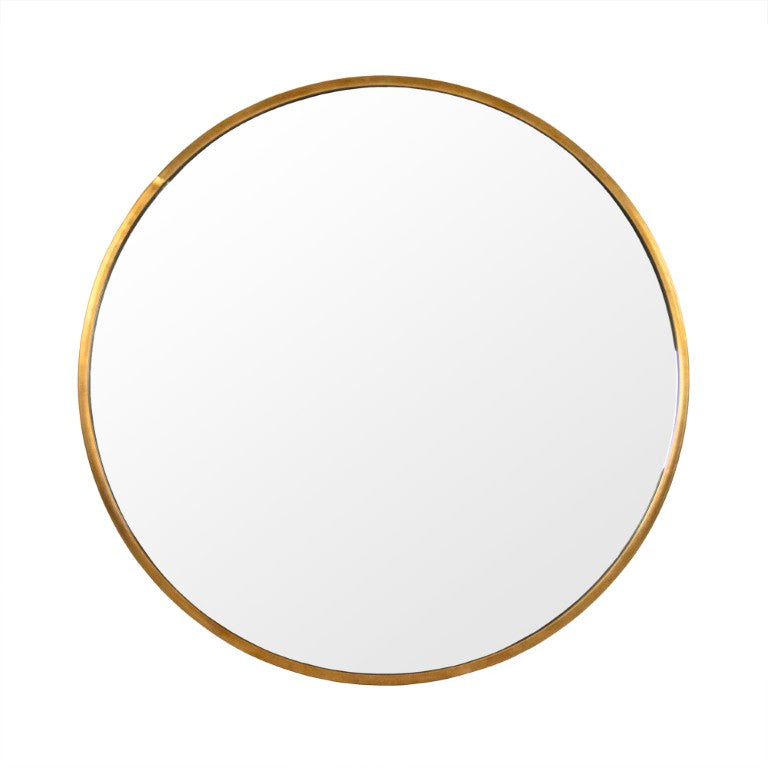 Zentique Gosse Mirror with Beveled Edge — 45cm Square Minimalist Wall Mirror, Durable MDF Backing, Ready-to-Hang Decor EZT170503A