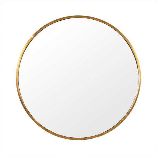 Zentique Gosse Mirror with Beveled Edge — 45cm Square Minimalist Wall Mirror, Durable MDF Backing, Ready-to-Hang Decor EZT170503A