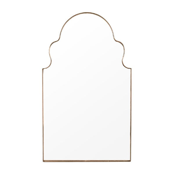 Zentique Salazar Metal Framed Mirror W24 x H40.5 | Sleek Minimalist Wall Mirror for Entryway, Bath, Living Room (96 characters) EZT192021