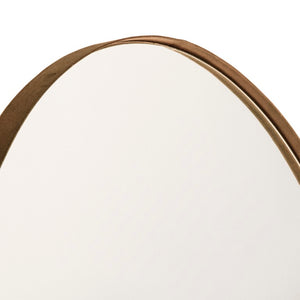 Zentique Helga Modern Metal-Accented Full-Length Wall Mirror, 47.5x72in Lightweight MDF Frame, Distortion-Free Reflective Surface EZT192024