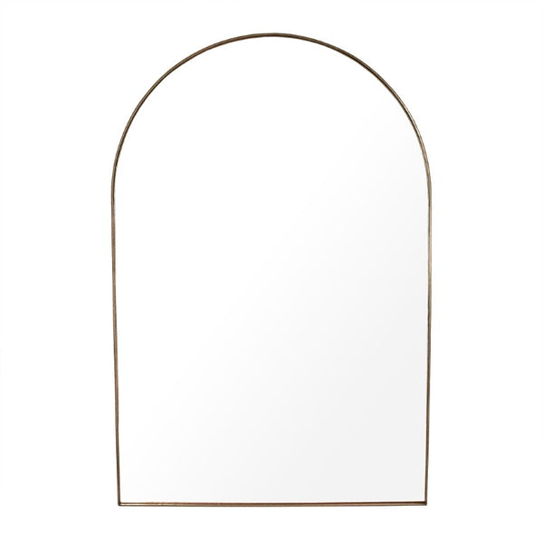 Zentique Helga Modern Metal-Accented Full-Length Wall Mirror, 47.5x72in Lightweight MDF Frame, Distortion-Free Reflective Surface EZT192024